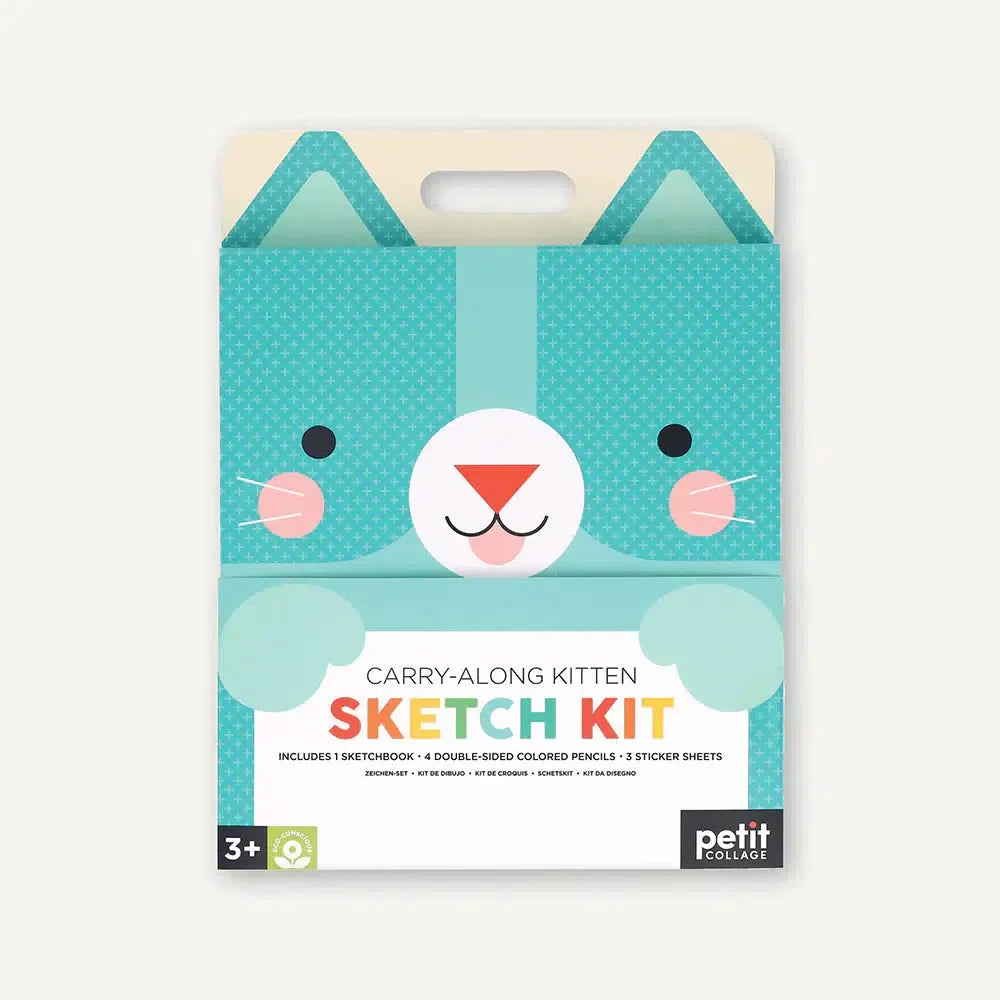 Chronicle - Carry Along Kitten Sketch Kit - Petit Collage