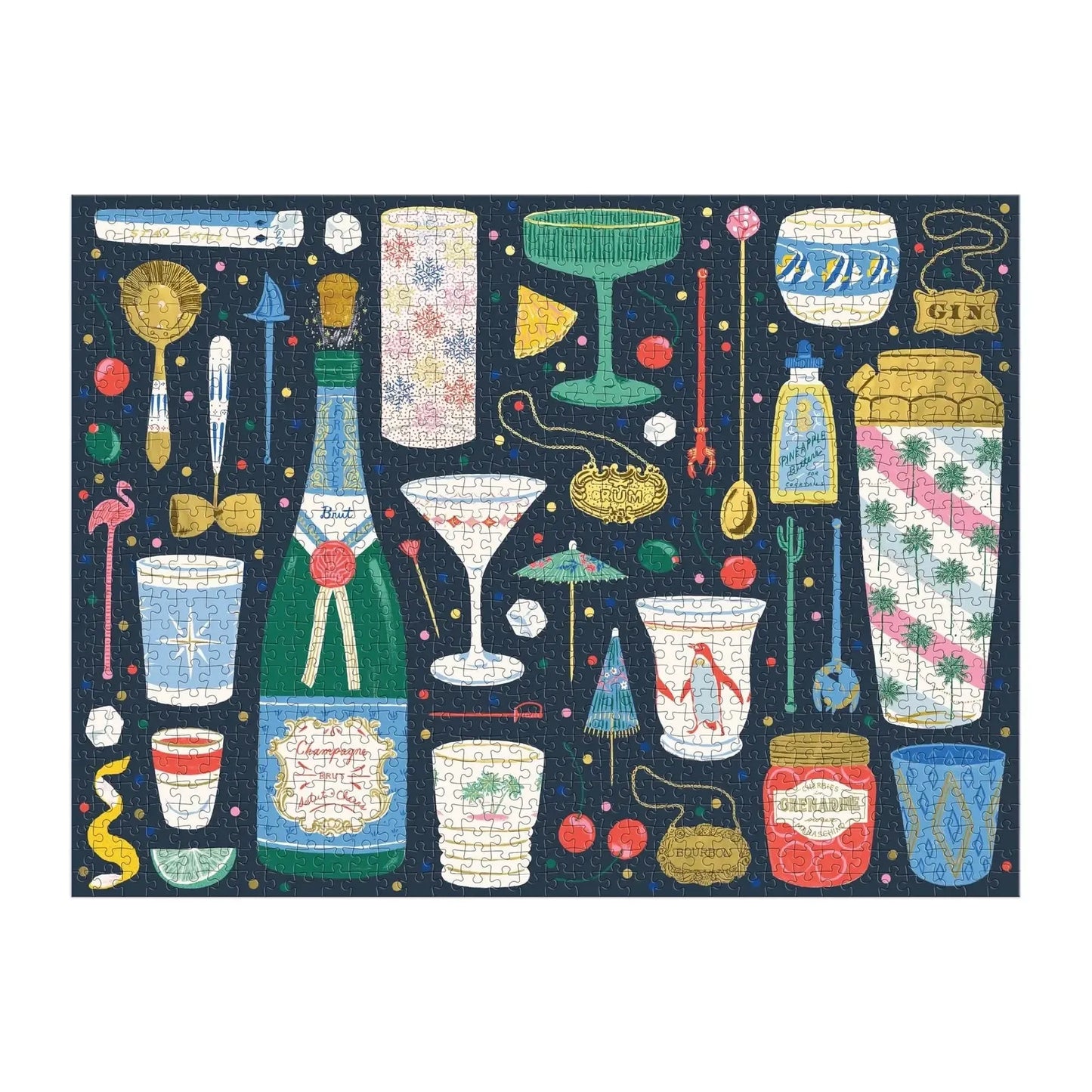 Chronicle - Foil Merry Mixer - 1000 Piece Puzzle (Galison)