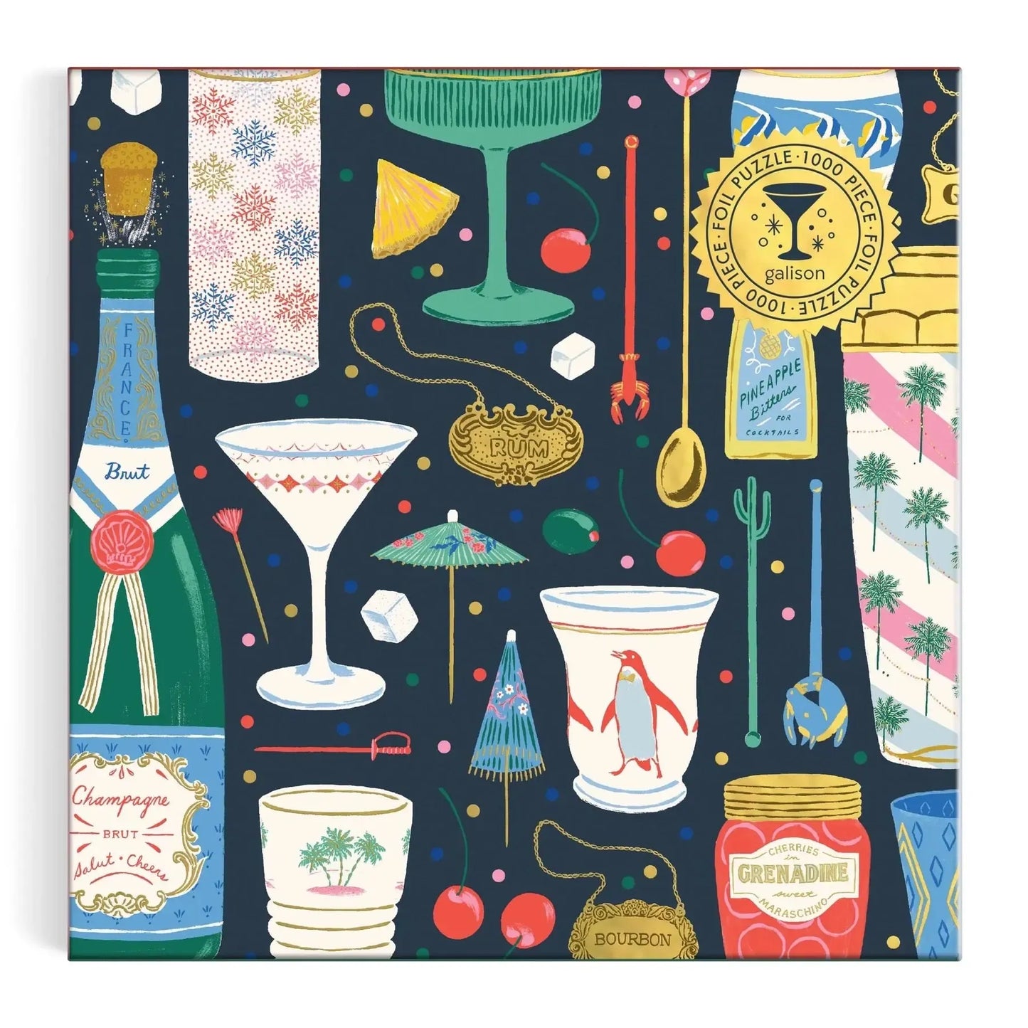 Chronicle - Foil Merry Mixer - 1000 Piece Puzzle (Galison)