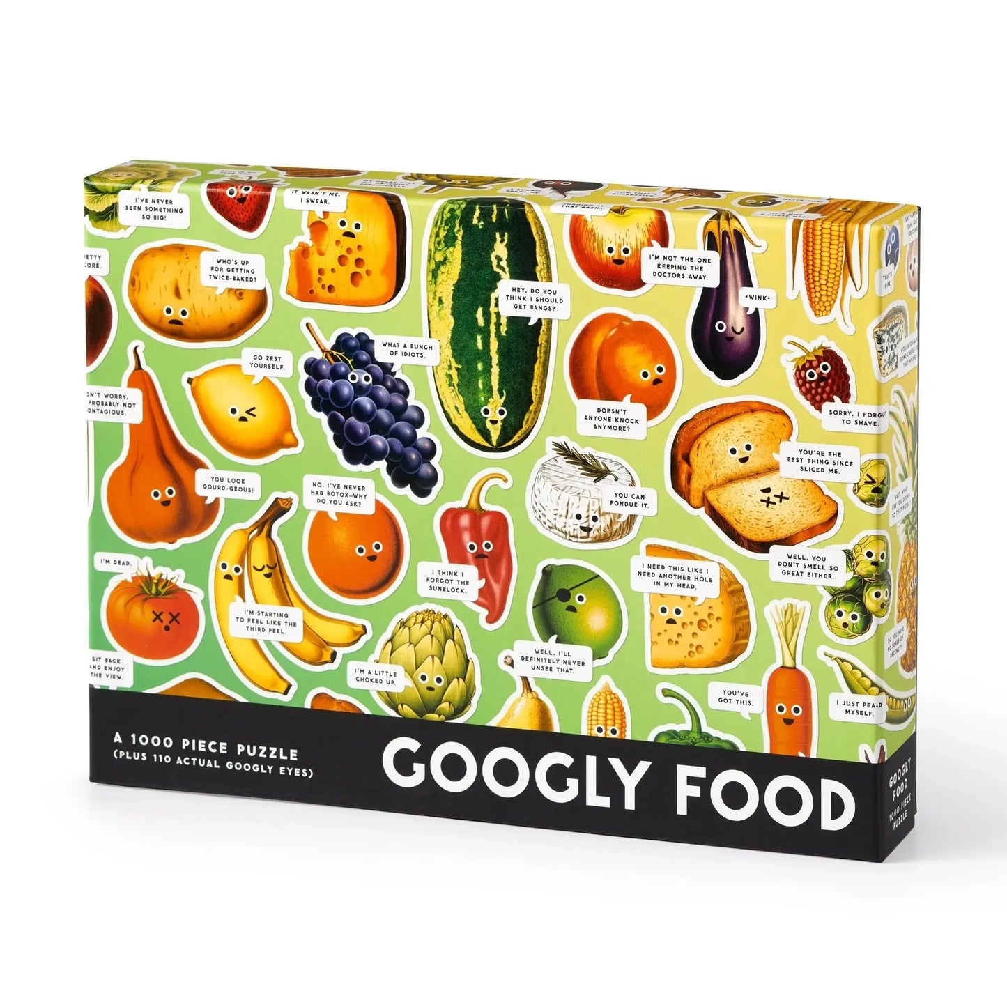 Chronicle - Googly Food 1000 Piece Puzzle (Brass Monkey)