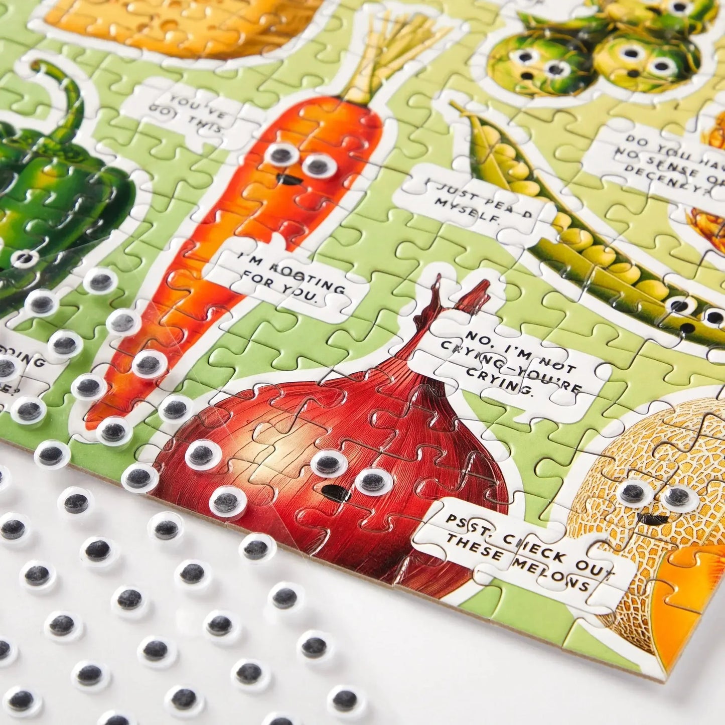 Chronicle - Googly Food 1000 Piece Puzzle (Brass Monkey)
