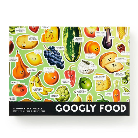 Chronicle - Googly Food 1000 Piece Puzzle (Brass Monkey)