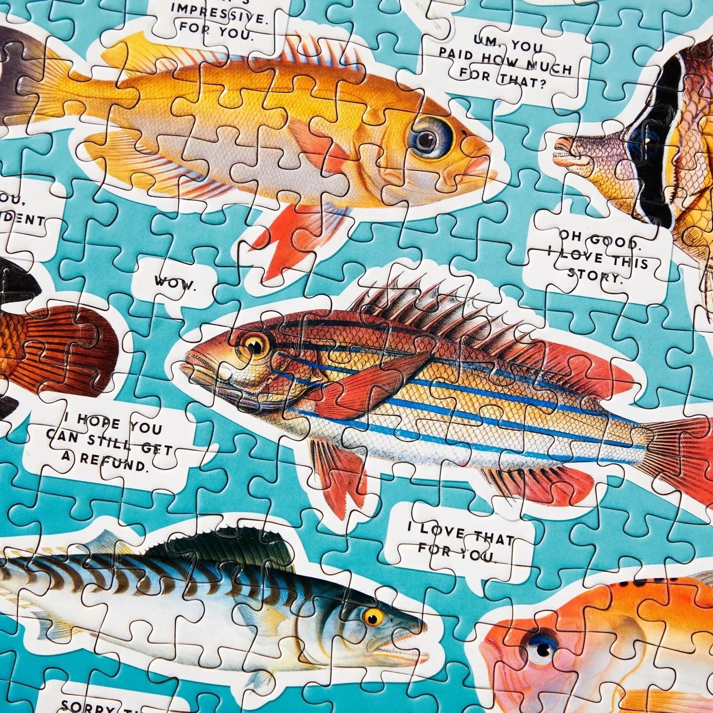 Chronicle - Judgy Fish 1000 Piece Puzzle (Brass Monkey)