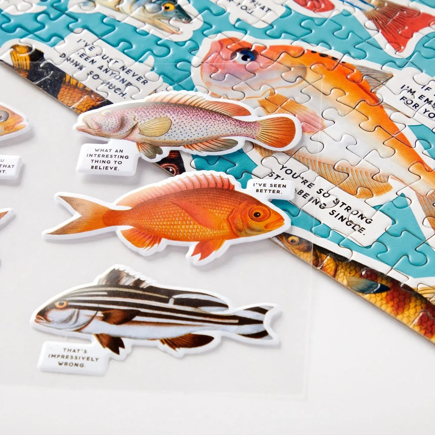 Chronicle - Judgy Fish 1000 Piece Puzzle (Brass Monkey)