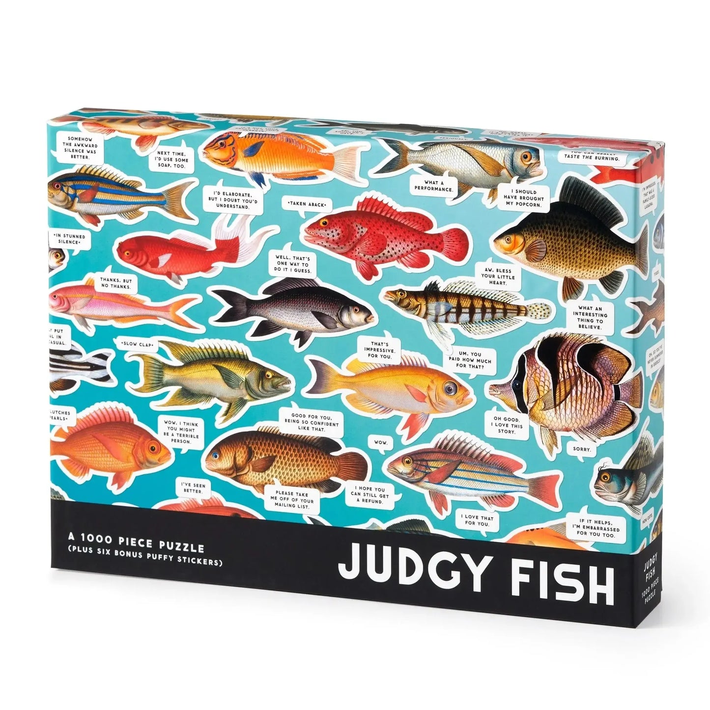 Chronicle - Judgy Fish 1000 Piece Puzzle (Brass Monkey)