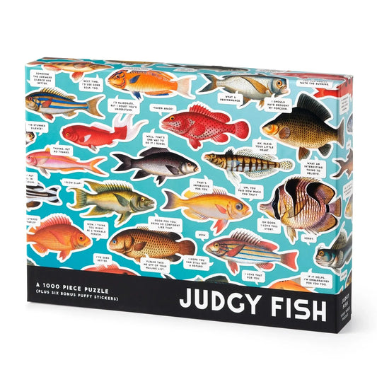 Chronicle - Judgy Fish 1000 Piece Puzzle (Brass Monkey)