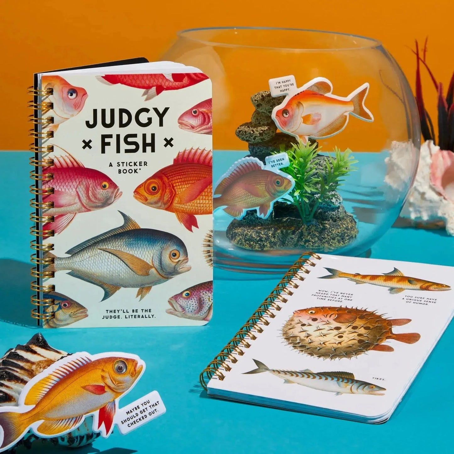 Chronicle - Judgy Fish Sticker Book (Brass Monkey)