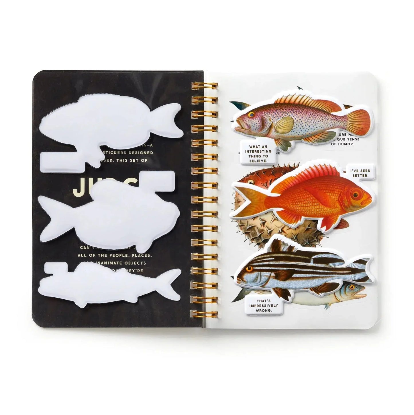 Chronicle - Judgy Fish Sticker Book (Brass Monkey)