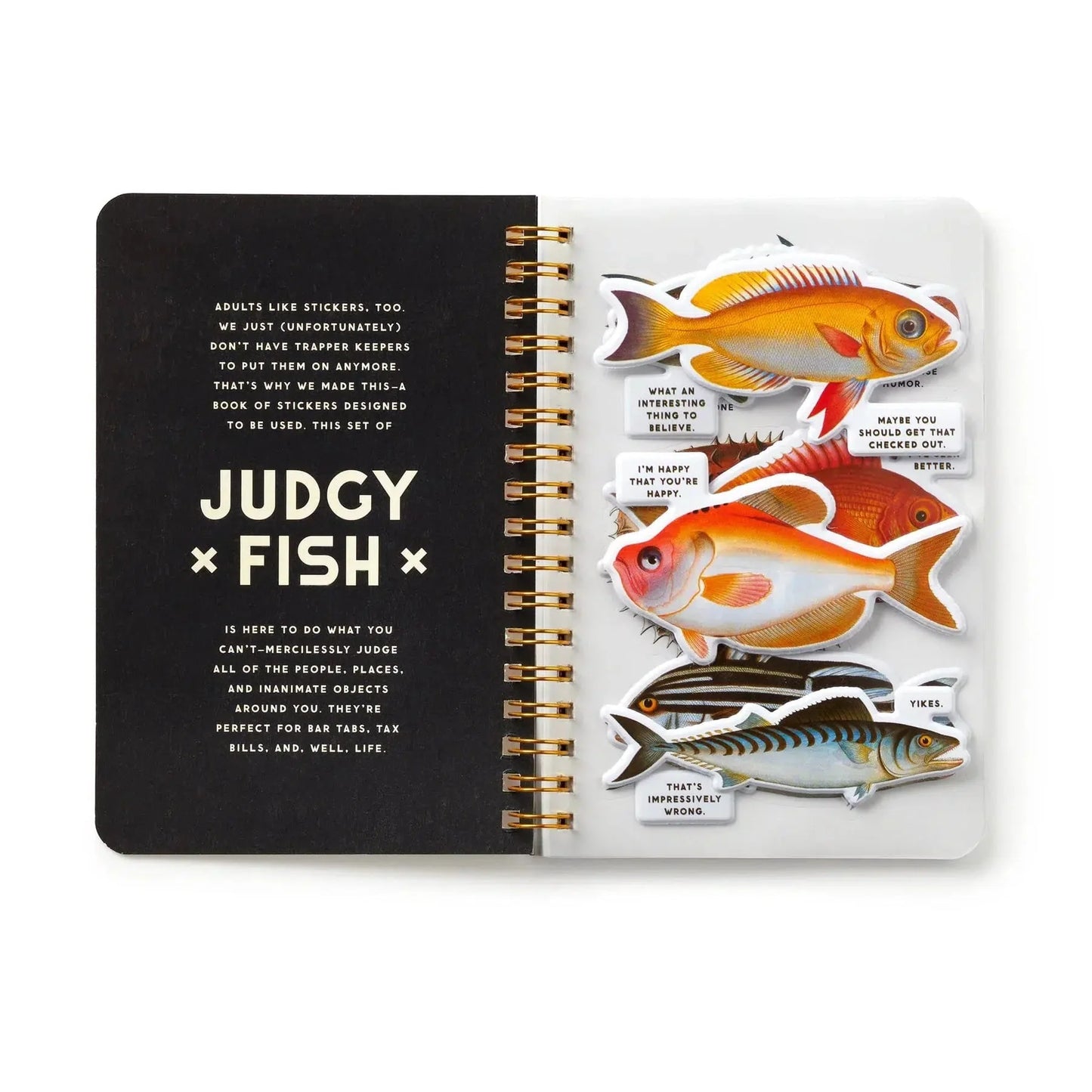 Chronicle - Judgy Fish Sticker Book (Brass Monkey)