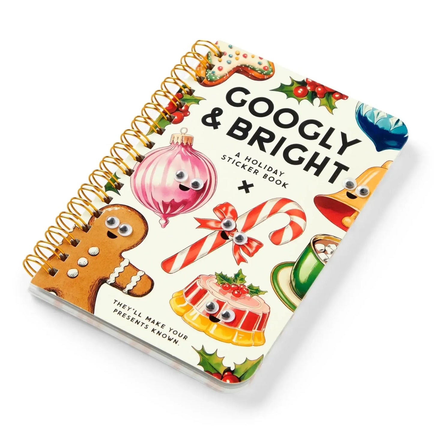 Chronicle - Sticker Book Googly & Bright (Brass Monkey)