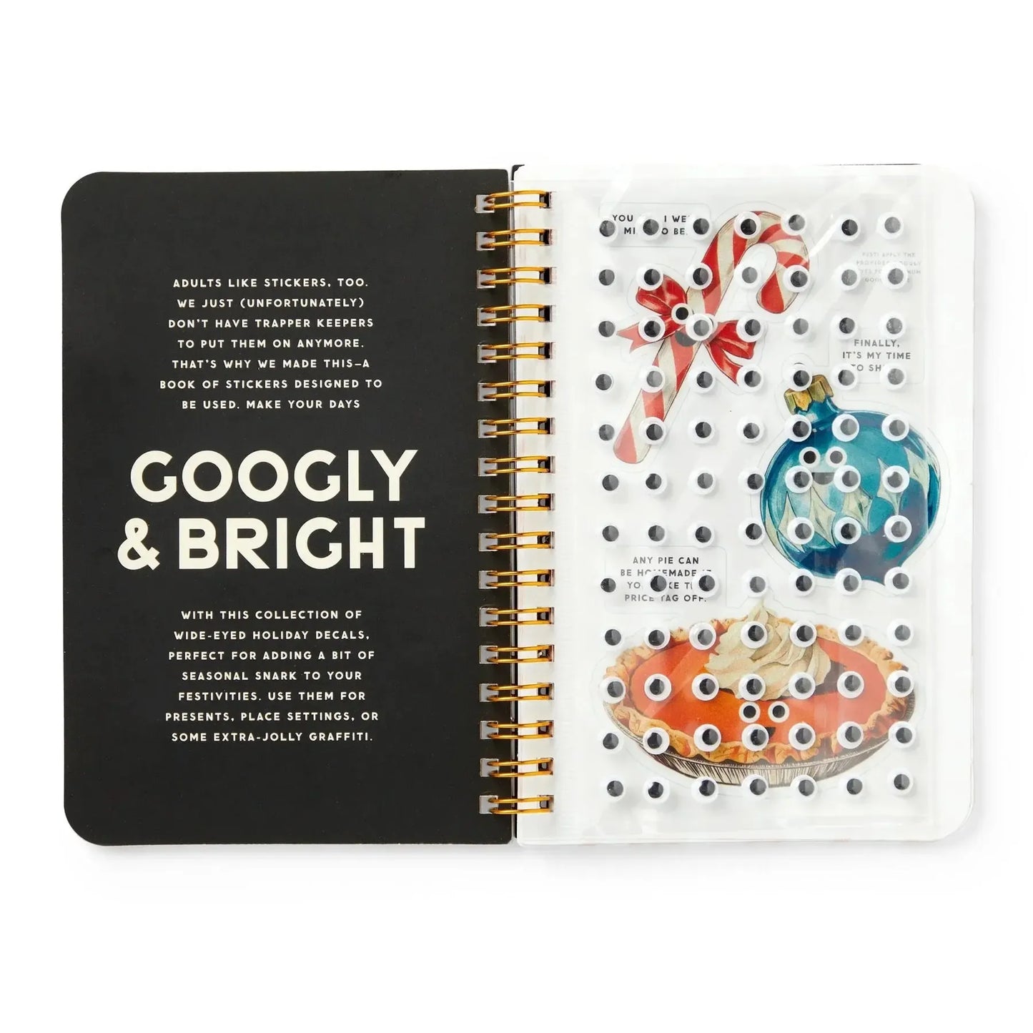 Chronicle - Sticker Book Googly & Bright (Brass Monkey)