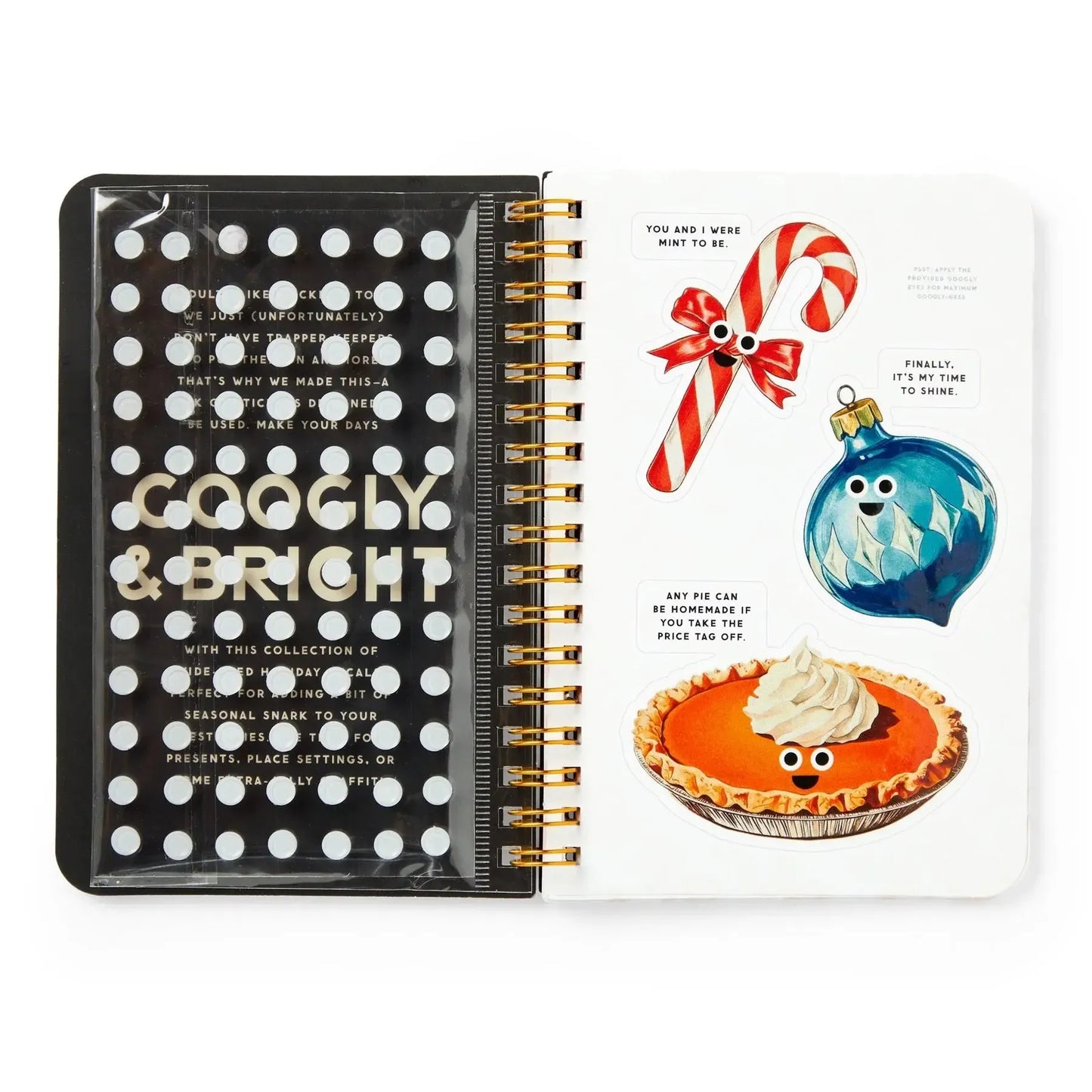 Chronicle - Sticker Book Googly & Bright (Brass Monkey)