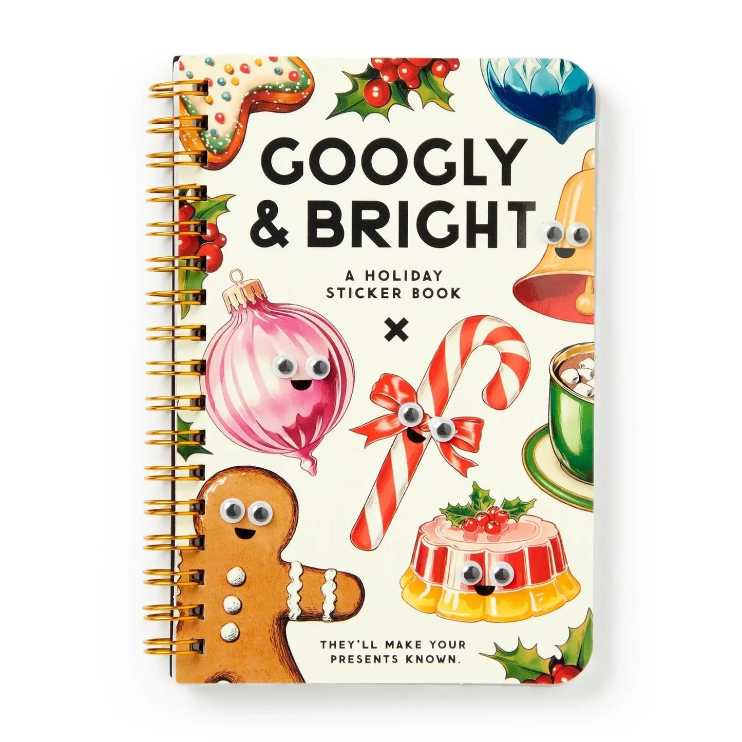 Chronicle - Sticker Book Googly & Bright (Brass Monkey)